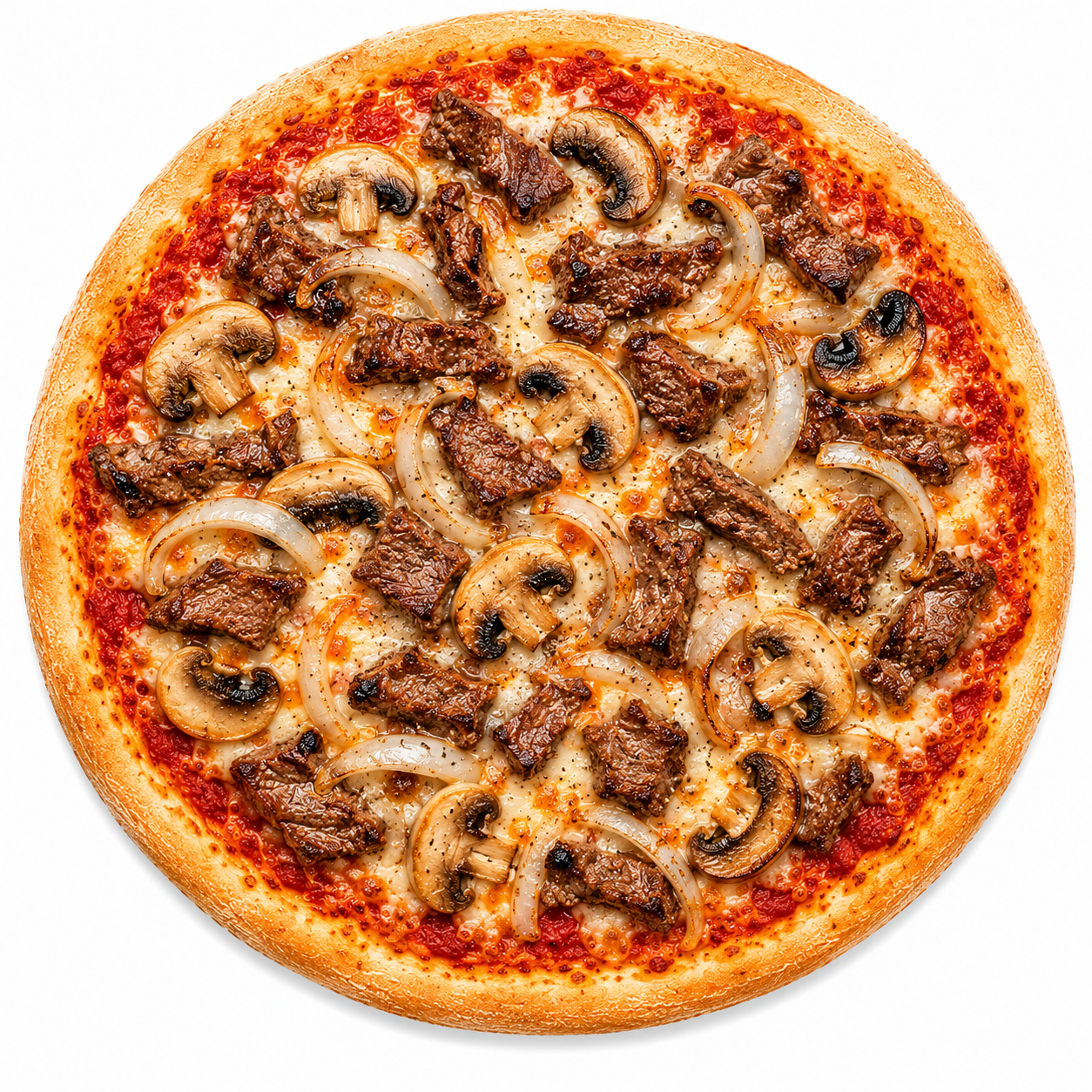 Pizza Steak Philly at Croute Express Montréal