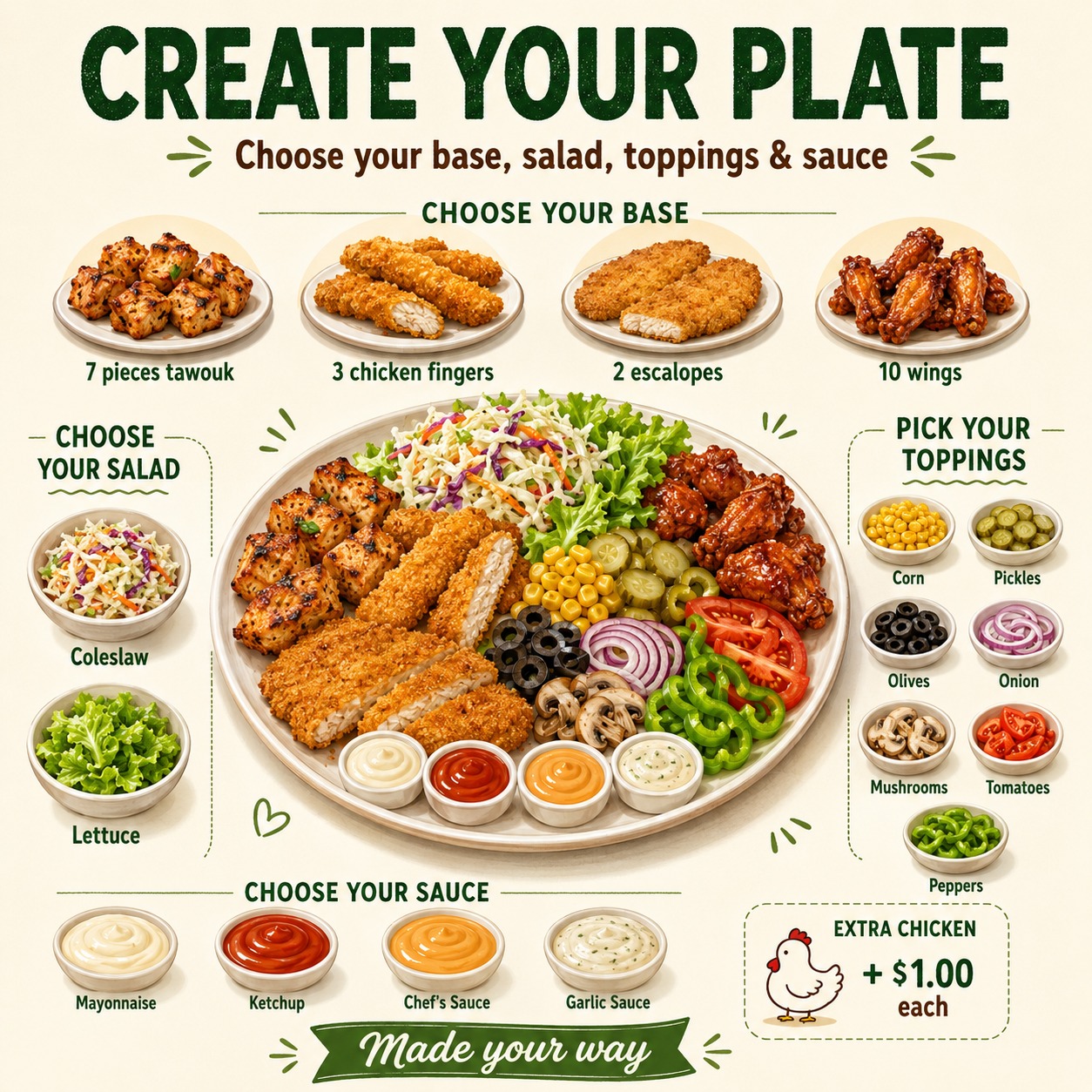 Create Your Plate
